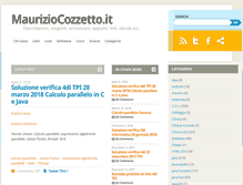 Tablet Screenshot of mauriziocozzetto.it